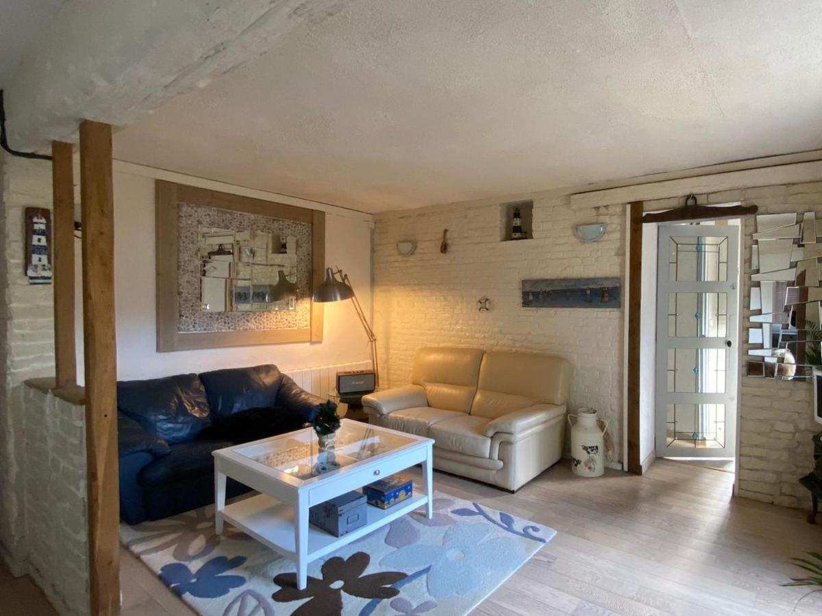 Appartement sur le port, 105m rez de jardin avec parc privatif Saint-Valery-en-Caux Extérieur photo